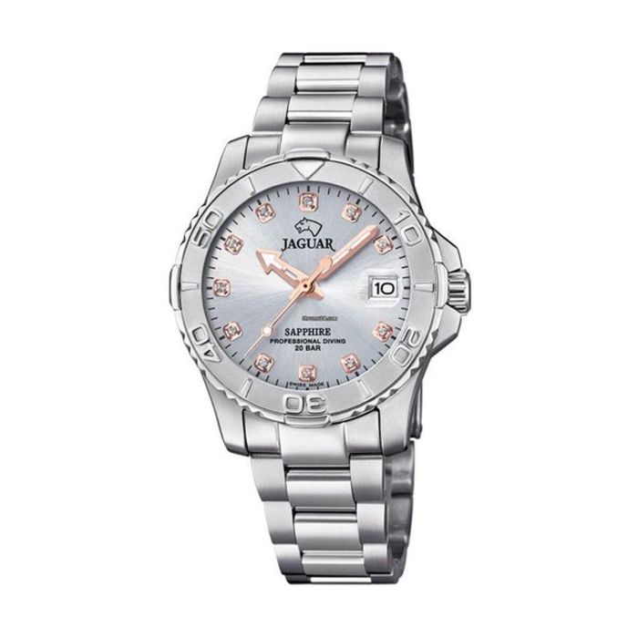 Reloj Hombre Jaguar J870/2 Gris Plateado Reloj Hombre Jaguar J870/2 Gris Plateado