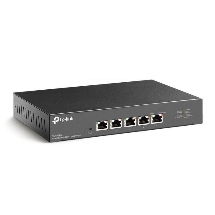 Omada 5× 10Gbps, 100 Gbps, 32 K MAC, 2 Mb Buffer, 21.4 W Max, 226×131×35 mm 1 Omada 5× 10Gbps, 100 Gbps, 32 K MAC, 2 Mb Buffer, 21.4 W Max, 226×131×35 mm 1