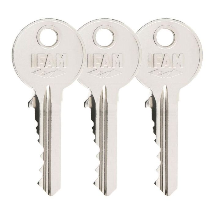 Ifam Cerrojo B5/50 Acabado Latonado con 3 Llaves de Serreta 3 Ifam Cerrojo B5/50 Acabado Latonado con 3 Llaves de Serreta 3