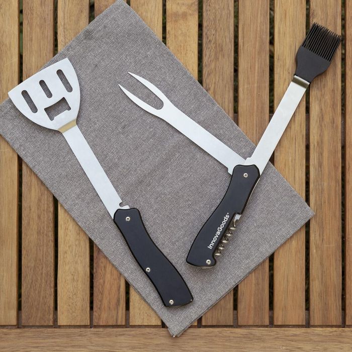 Set de Utensilios para Barbacoa 5 en 1 BBKit InnovaGoods 5 Set de Utensilios para Barbacoa 5 en 1 BBKit InnovaGoods 5