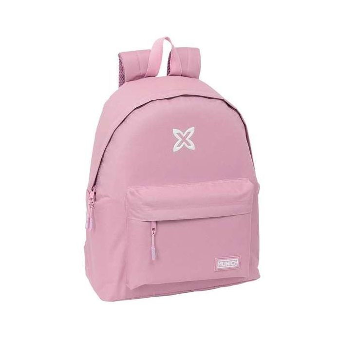 Safta Mochila Munich Basicos Rosa 33x42x15 cm 3 Safta Mochila Munich Basicos Rosa 33x42x15 cm 3