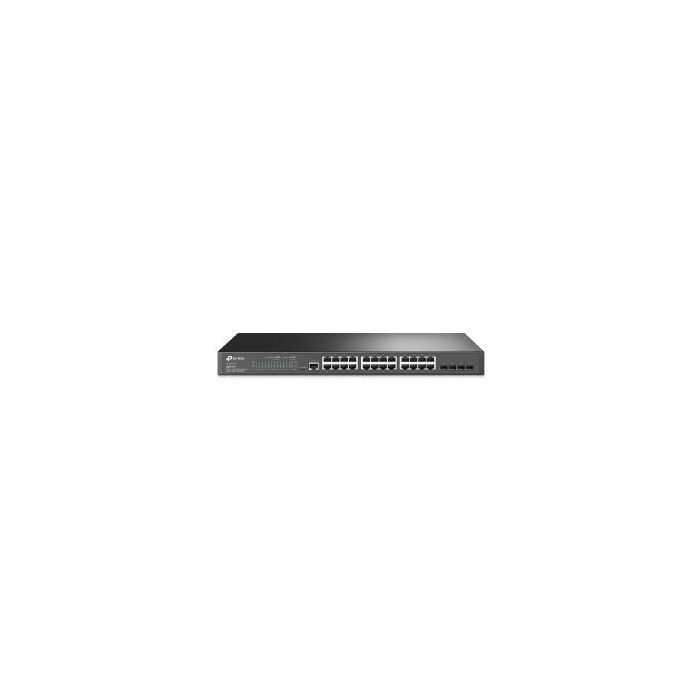 Tp-link Switch administrado JetStream 24 Puertos Gigabit L2, 4 Ranuras SFP, Integración Omada SDN