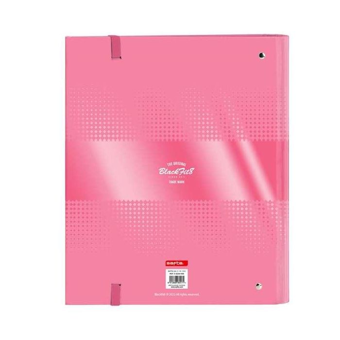 Carpeta de anillas BlackFit8 Glow up A4 Rosa (27 x 32 x 3.5 cm) 1