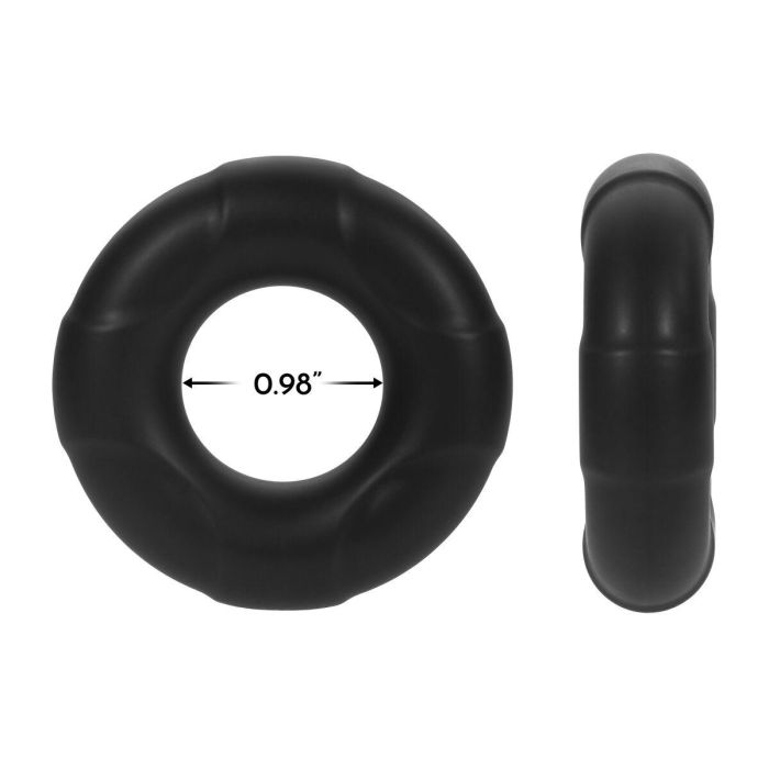 Anillo para el Pene Forto Negro L (L) Ø 25 mm 3
