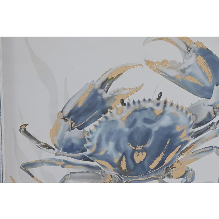 Cuadro Atlantico DKD Home Decor Azul Blanco 3 x 40 x 40 cm (4 Unidades) 2 Cuadro Atlantico DKD Home Decor Azul Blanco 3 x 40 x 40 cm (4 Unidades) 2