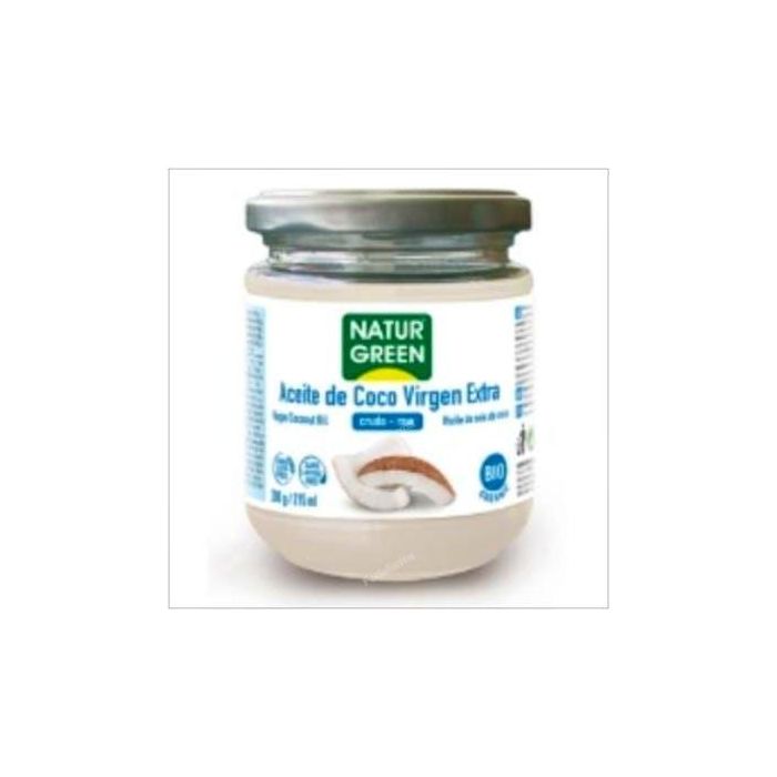 NATURGREEN Aceite Virgen de Coco 1ª Presión en Frío Bio 200g