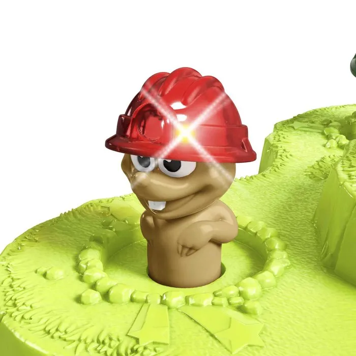 Mattel Games Juego Arcade Mole Hunt MAT1721206426163 con Mazos, Luces y Sonidos