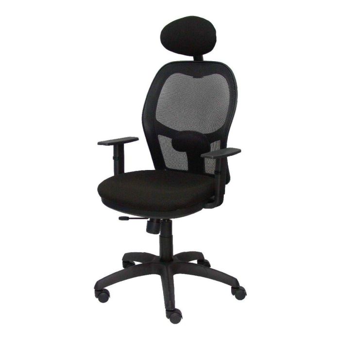 Silla de Oficina con Cabecero Jorquera Piqueras y Crespo I840CTK Negro 5 Silla de Oficina con Cabecero Jorquera Piqueras y Crespo I840CTK Negro 5