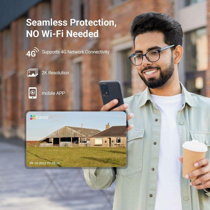 EZVIZ H8c 4G Almohadilla Cámara de seguridad IP Exterior 2304 x 1296 Pixeles Techo/Pared/Poste 8 EZVIZ H8c 4G Almohadilla Cámara de seguridad IP Exterior 2304 x 1296 Pixeles Techo/Pared/Poste 8