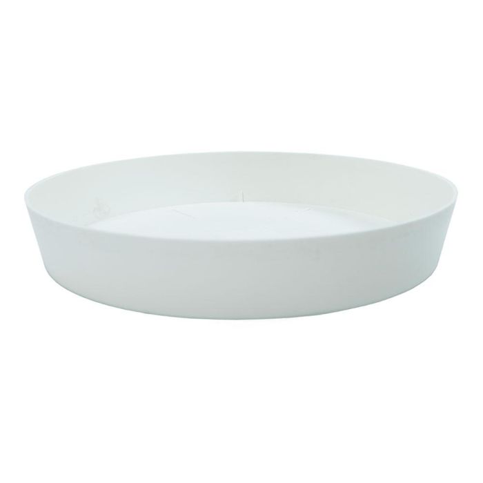 Plastiken Plato cuenco tes - Plato para maceta Ø28x4,4cm blanco polipropileno