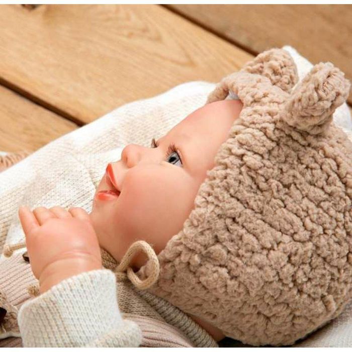 Muñecas Arias Muñeco Reborn Ruben, cuerpo blando, con cojín, 45 cm, para +3 años 1
