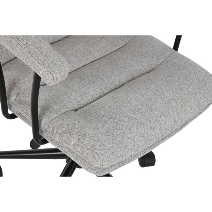 Silla Scandi DKD Home Decor Gris Negro 61.5 x 84 x 60 cm 8