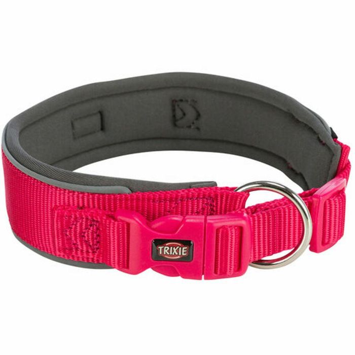 Collar para Perro Trixie Premium Grafito Fucsia S/M 33-42 cm 5