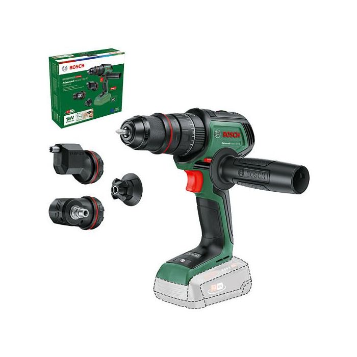 Bosch AdvancedImpact 18V Pistola Atornilladora sin Escobillas 82 Nm, 2 Velocidades, Portabrocas 1/2" Rapido, Negro y Verde, Incluye Funda, 0 603 9E2 103