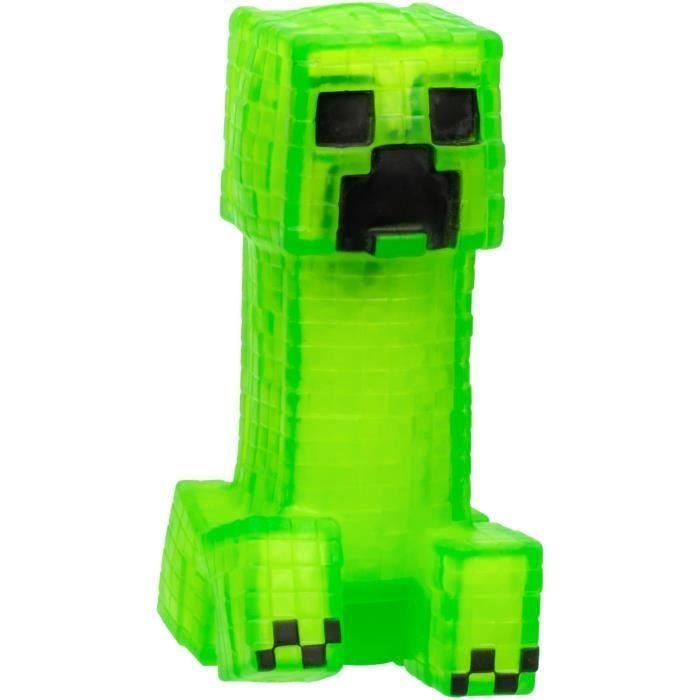 Figura Elástica - GOO JIT ZU - Creeper de Minecraft - 11 cm - Textura Elástica - 3x Elástico 2