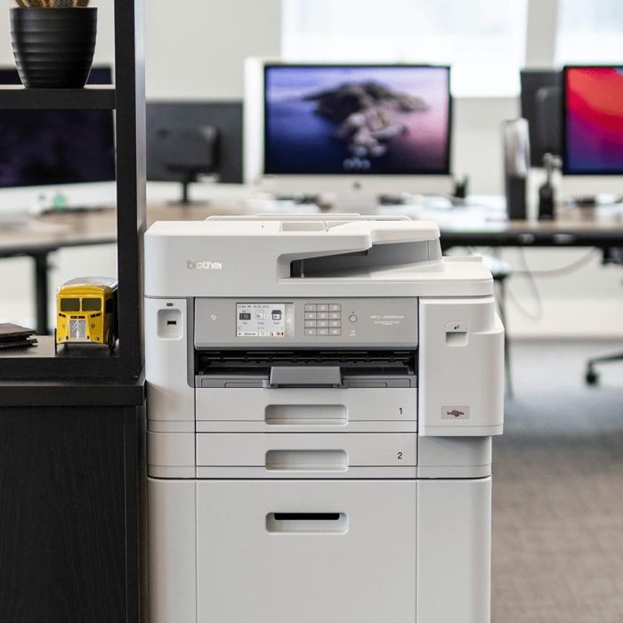 Brother MFCJ5955DWRE1 MFC-J5955DW Multifunción Tinta Profesional A3 Dúplex Automático WiFi Dual Band Fax ADF 50h 30ppm Pantalla Táctil 8.8cm Blanca 1