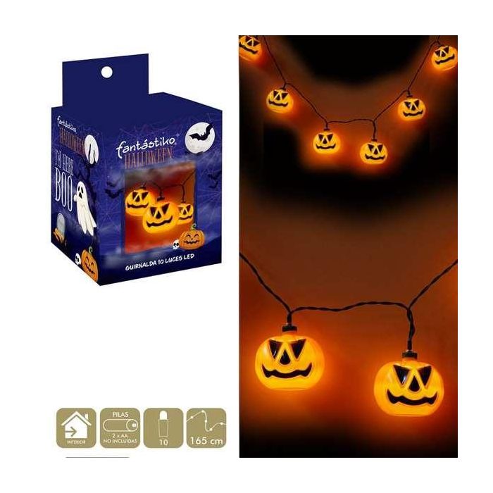 Guirnalda calabaza 150 cm caja impresa 14x13x17 cm 2 Guirnalda calabaza 150 cm caja impresa 14x13x17 cm 2