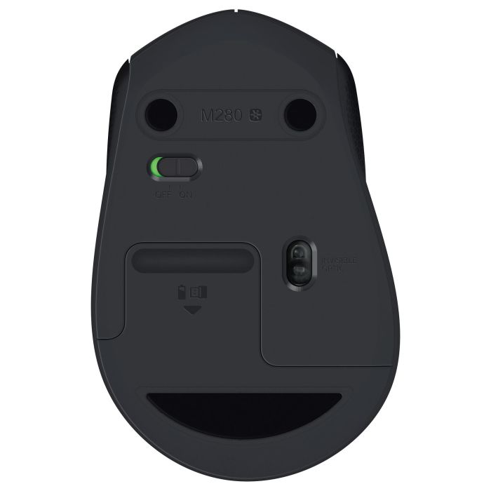 Logitech Wireless Mouse M280 Ratón Inalámbrico RF, Pila Alcalina, Negro 3