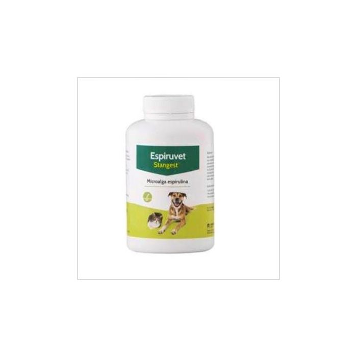 STANGEST VET Espiruvet 750 Comp Vet Suplemento de Espirulina para Mascotas con Vitaminas y Minerales