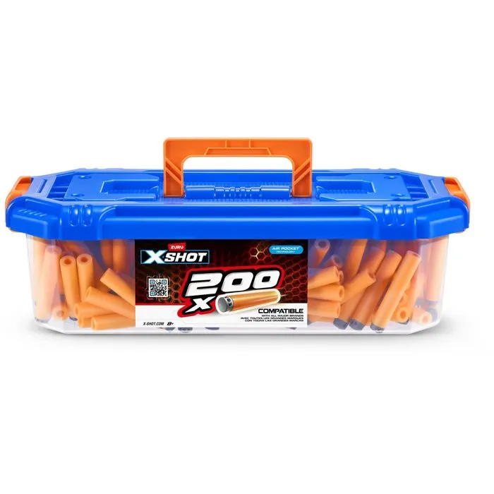 Zuru XSHOT Darts Barrel 200 ZUR4894680022492 - 200 Dardos de Bolsillo de Aire Compatibles 1