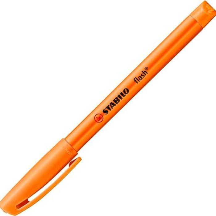Marcador Fluor Stabilo Flash 555 Naranja (Set de 10)
