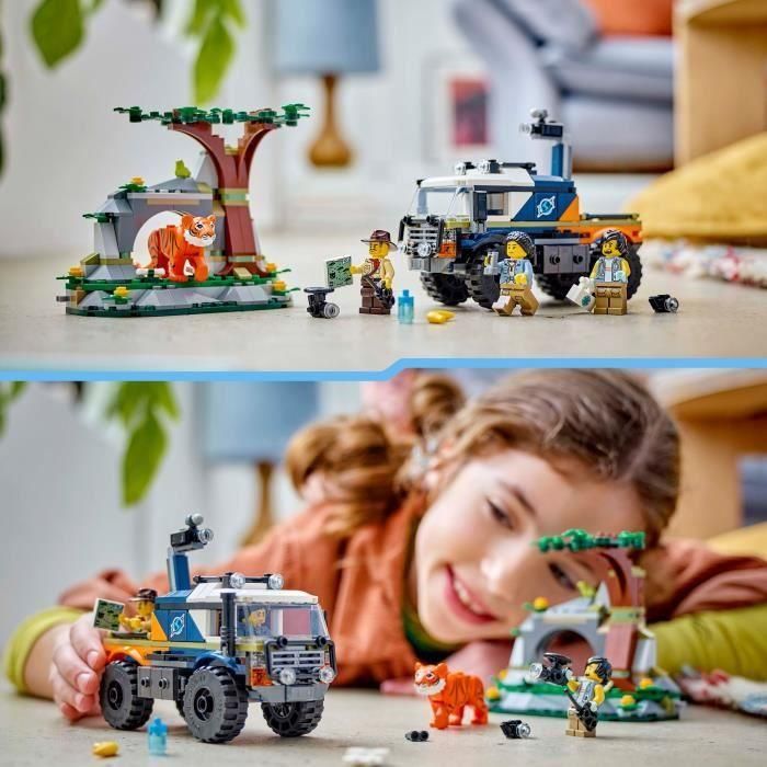 LEGO 60426 City Camión Todoterreno Explorador de la Selva, Juguete para niños, Edad 6 4