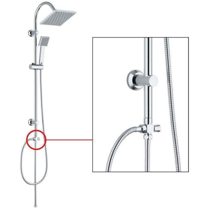 Edouard Rousseau EDR3047404230746 Desviador y Conector de Columna de Ducha Estándar Cromado 1