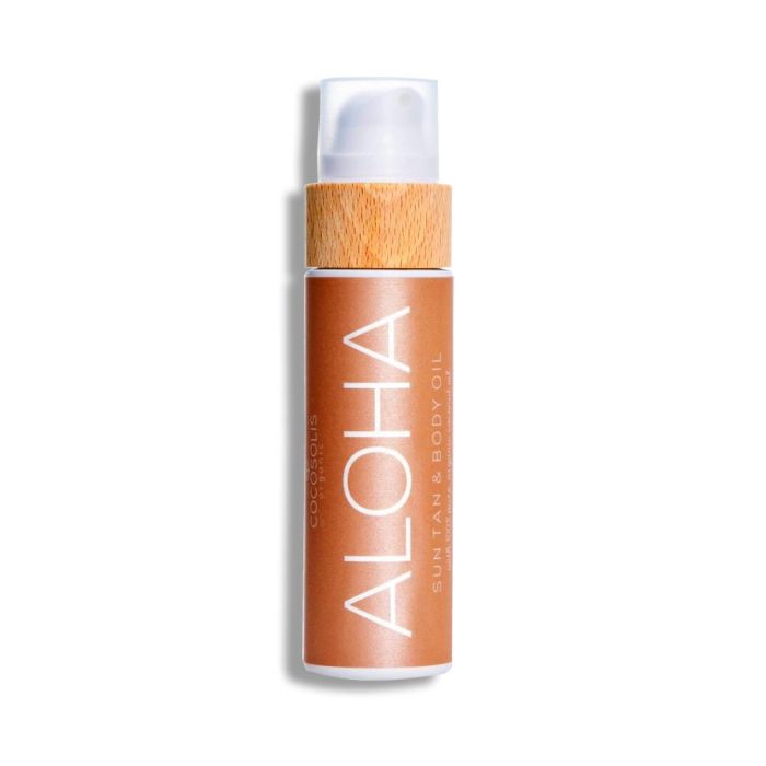 Cocosolis Aceite Bronceador y Corporal Aloha 100% Natural Prensado en Frío para Bronceado Rápido e Hidratación Intensa 110 mL Cocosolis Aceite Bronceador y Corporal Aloha 100% Natural Prensado en Frío para Bronceado Rápido e Hidratación Intensa 110 mL