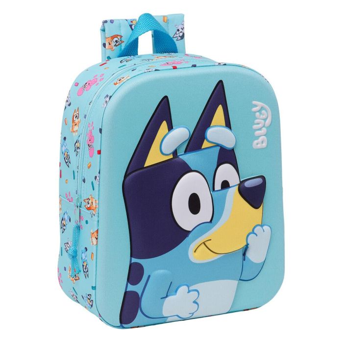 Safta Mochila Guardería 3D Bluey 270x220x100 mm 1 Safta Mochila Guardería 3D Bluey 270x220x100 mm 1