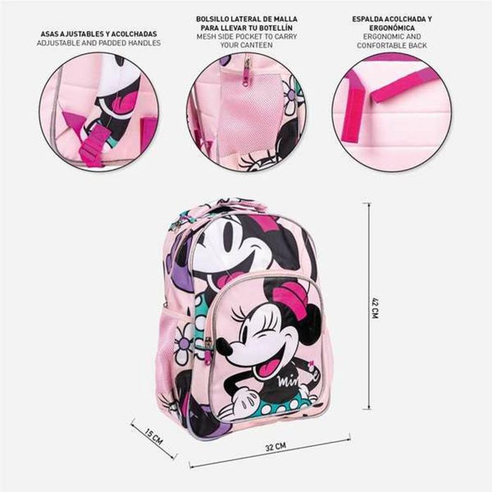 Mochila escolar mediana 42 cm minnie 1 Mochila escolar mediana 42 cm minnie 1
