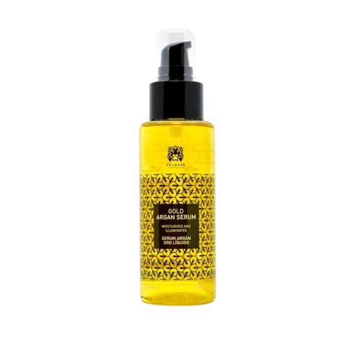 Valquer Oro Líquido Serum Capilar de Argán y Zanahoria para Cabello Seco y Dañado | Hidrata, Nutre, Brillo y Elasticidad - 100ml Vegano