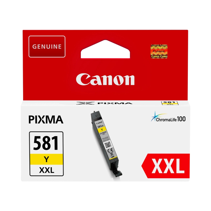 Canon 581 XXL TS9550 / TS705 Cartucho de Tinta Original Amarillo - 830 Páginas