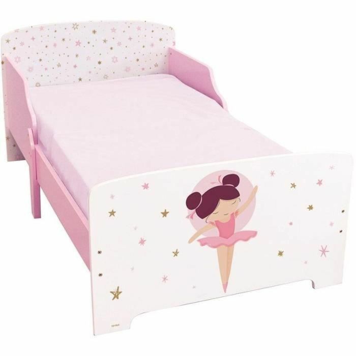 Fun House Cama con caja de listones Spring - Ballerina Dancer - 140 x 70 cm