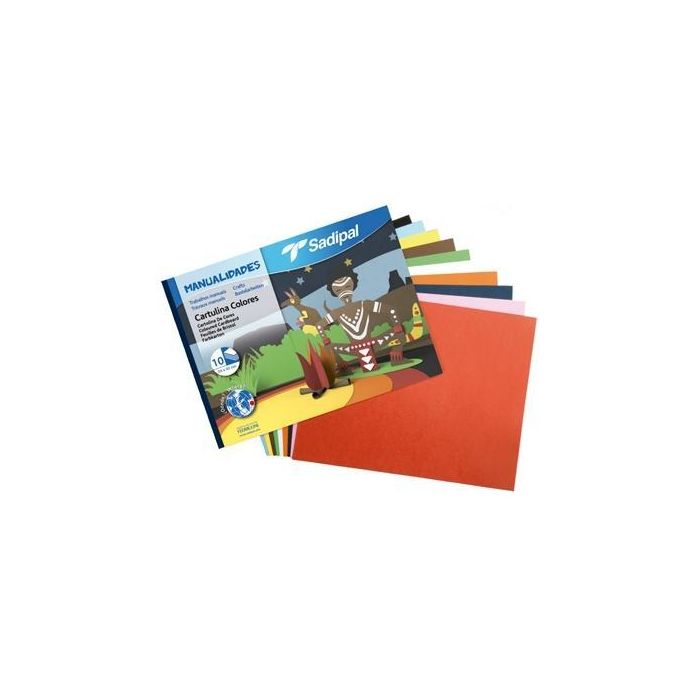 Sadipal Bloc De Cartulina Color 32x24 cm Para Manualidades 10H C-Surtidos Sadipal Bloc De Cartulina Color 32x24 cm Para Manualidades 10H C-Surtidos