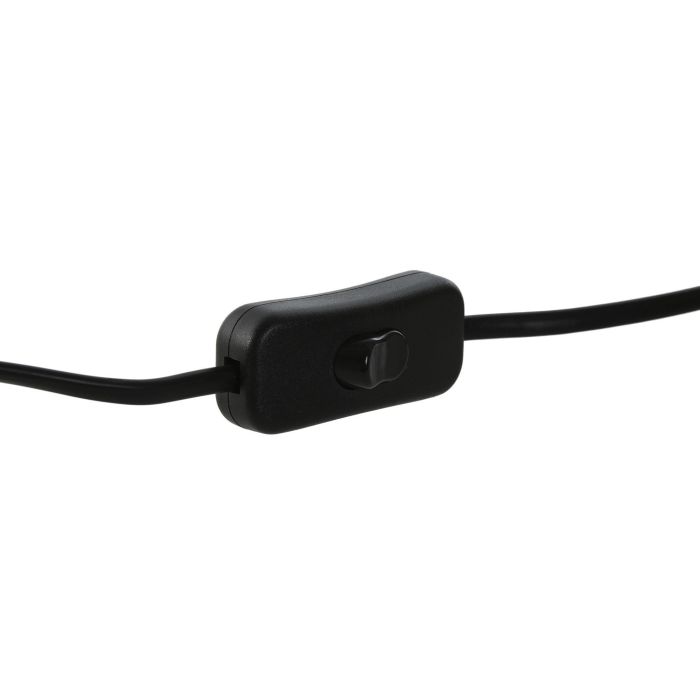 DKD Home Decor Lámpara Sobremesa Moderno Dorado Blanco Hierro Acrílico Algodón 35 x 78 x 35 cm 4