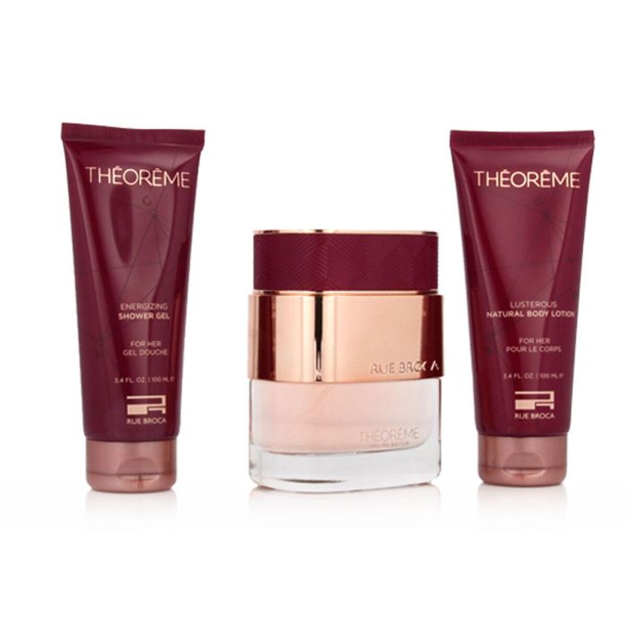 Set de Perfume Mujer Rue Broca Théorème Pour Femme EDP 3 Piezas 1