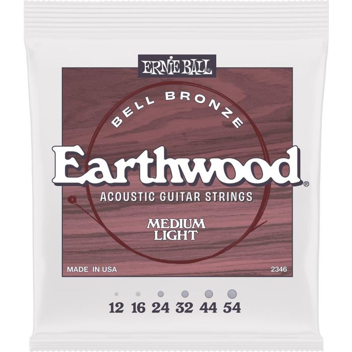 Juego Acústica Earthwood Bell Bronze Medium Light 12-54 2 Juego Acústica Earthwood Bell Bronze Medium Light 12-54 2
