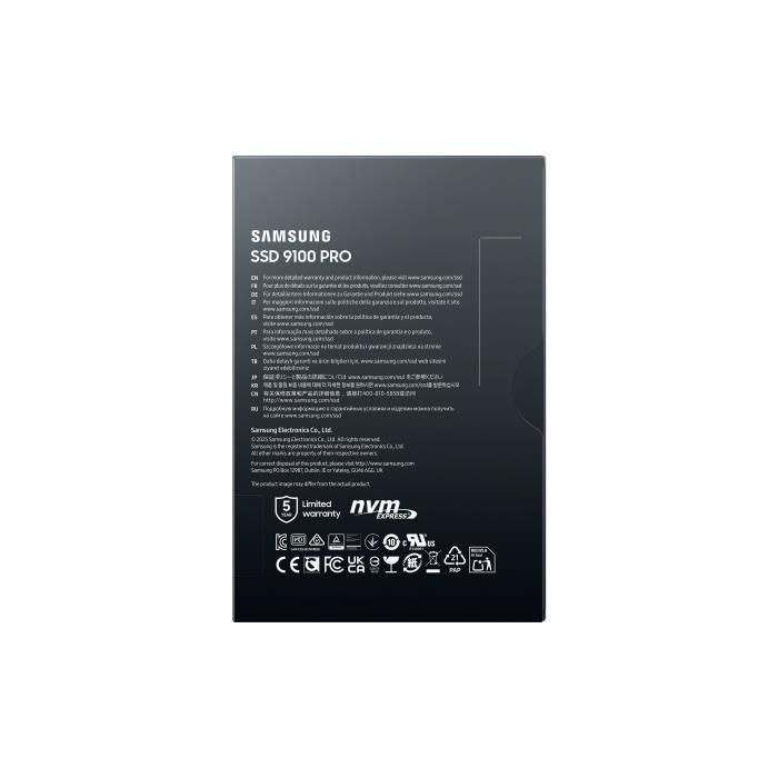 Samsung MZ-VAP1T0 1 TB M.2 PCI Express 5.0 NVMe V-NAND TLC 5 Samsung MZ-VAP1T0 1 TB M.2 PCI Express 5.0 NVMe V-NAND TLC 5