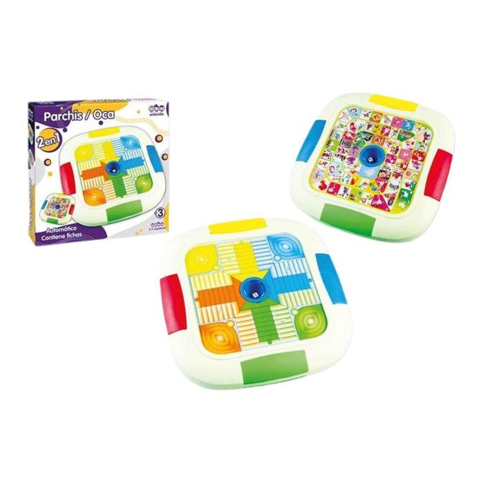 Juego parchis 4 jugadores y oca automático 30 cm