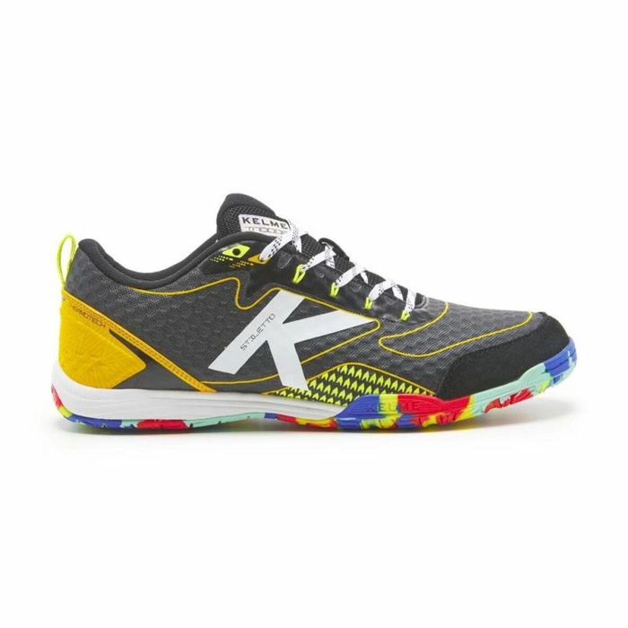 Zapatillas de Fútbol Sala para Adultos Kelme Stiletto Amarillo Negro Unisex 0 Zapatillas de Fútbol Sala para Adultos Kelme Stiletto Amarillo Negro Unisex 0