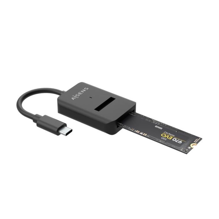 AISENS - USB-C DOCK M.2 (NGFF) ASUC-M2D011-BK SATA/NVME A USB3.1 GEN2, NEGRA