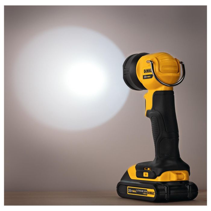 DEWALT DCL040 Lámpara LED Luz de Trabajo Independiente 500 lm Negro Amarillo 18V 2