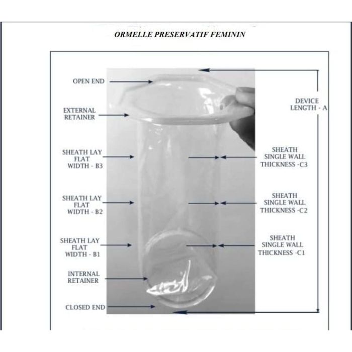Preservativo Femenino Ormelle 5 Unidades 4