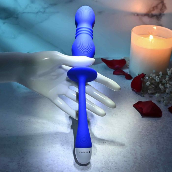 Vibrador Gender X Gender X Azul 3 Vibrador Gender X Gender X Azul 3