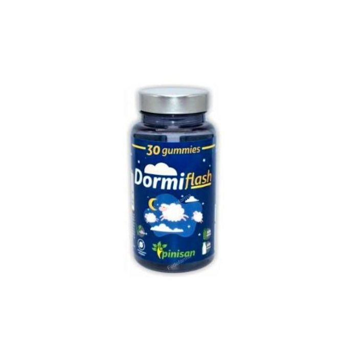 Dormiflash 30 Gummies con Melatonina, Ashwagandha, Melisa y Pasiflora para Conciliar el Sueño Rápido