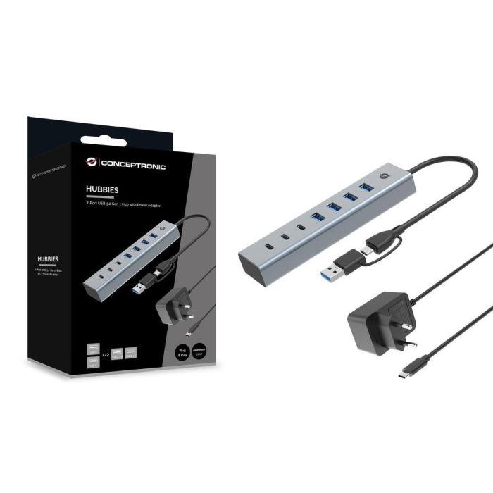 Hub Usb 3.0 Conceptronic Hubbies20 grp 7 3 Hub Usb 3.0 Conceptronic Hubbies20 grp 7 3