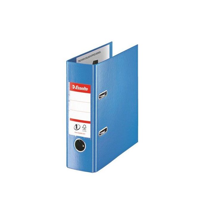 Archivador Palanca Esselte Plastico Con Rado A5 75Mm Azul (46075)
