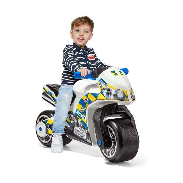 Molto Correpasillos Moto Policía Infantil 73 cm, para Niños a partir de 18 meses, Plástico Resistente 8