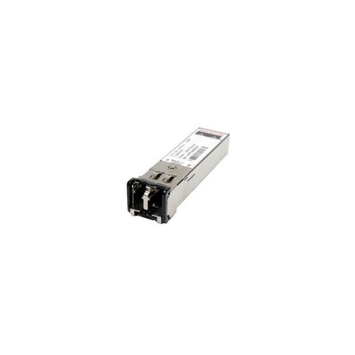 Cisco SFP Transceptor 1000BASE-SX MMF 850nm, Conector LC/PC Dual, Soporte DOM, Rango de Temperatura Operativa Extendido Cisco SFP Transceptor 1000BASE-SX MMF 850nm, Conector LC/PC Dual, Soporte DOM, Rango de Temperatura Operativa Extendido