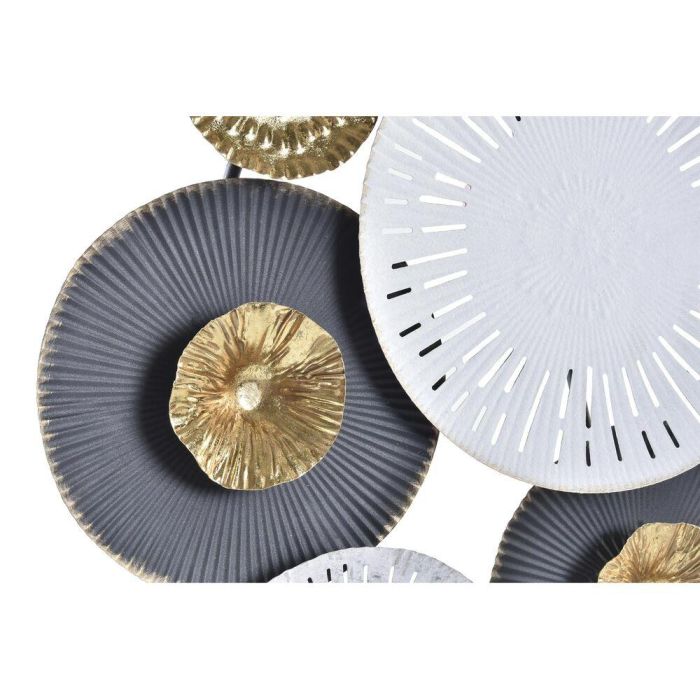 DKD Home Decor Decoración de Pared Urban de Metal con Esferas, Multicolor, Ancho 80 cm x Alto 80 cm x Fondo 4,5 cm 2 DKD Home Decor Decoración de Pared Urban de Metal con Esferas, Multicolor, Ancho 80 cm x Alto 80 cm x Fondo 4,5 cm 2